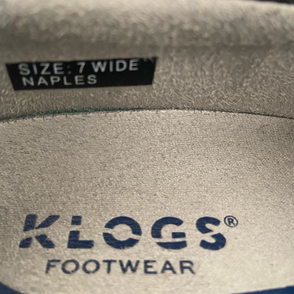 Klogs Naples tooled slip proof clog shoes 7 - Picture 12 of 12